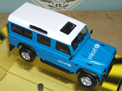 Land Rover Defender 110, UNICEF; Hongwell; 1:43
