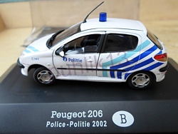 Peugeot 206; Hongwell; 1:43